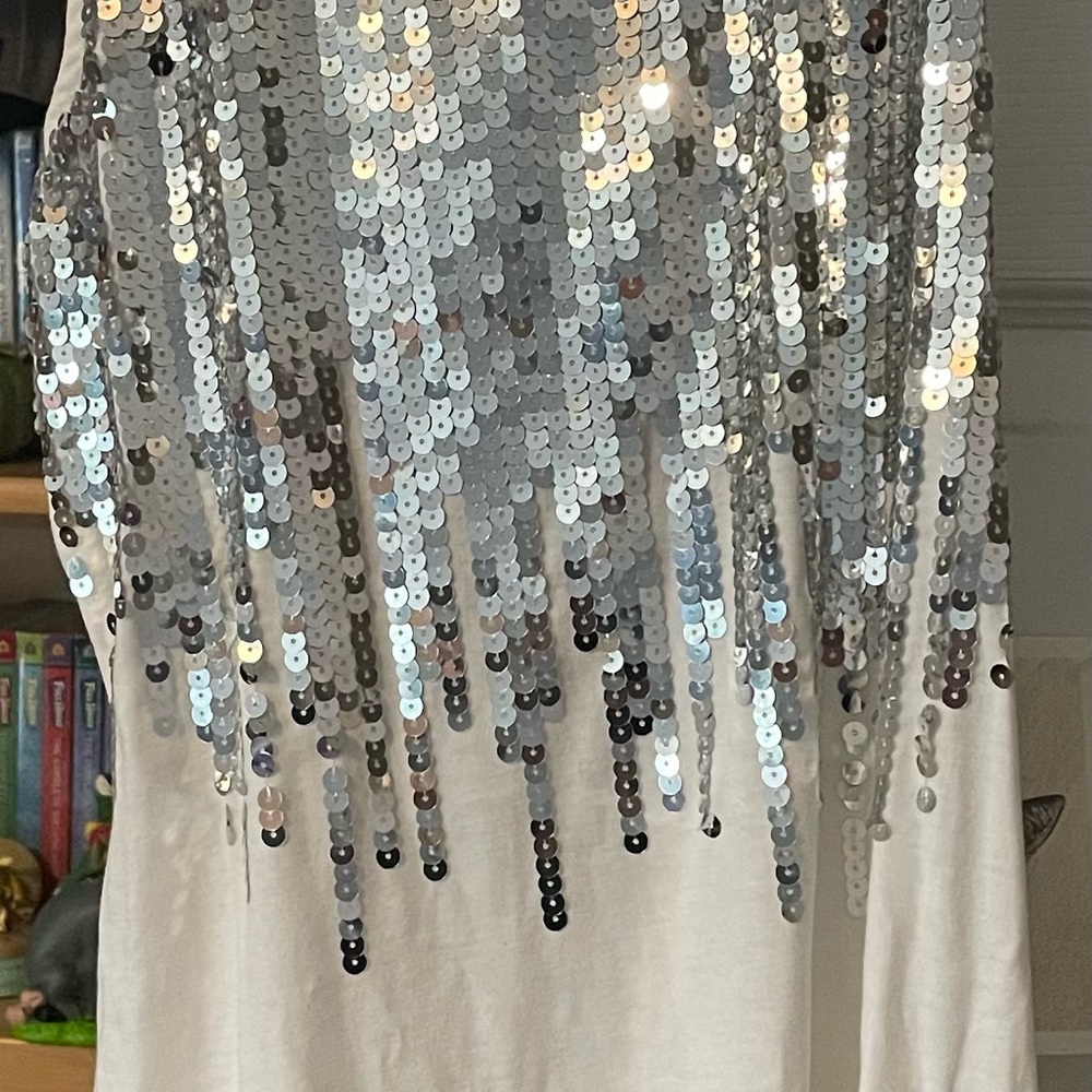 white sequins tank - Picture 2 of 3